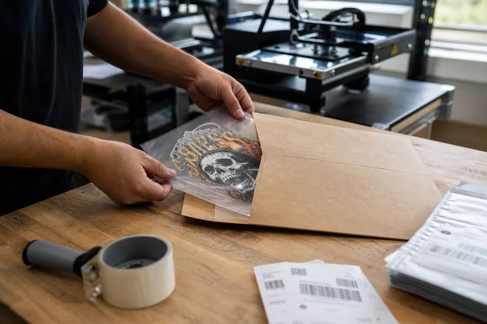 Value Ship vs Courier : comment fonctionne réellement l'expédition DTF à prix réduit