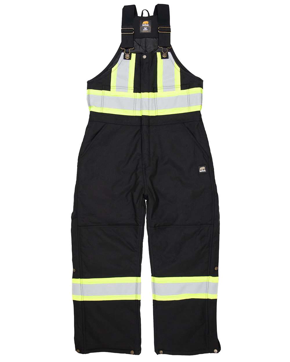 Berne Apparel HVNB02 Safety Striped Arctic Insulated Bib Overall