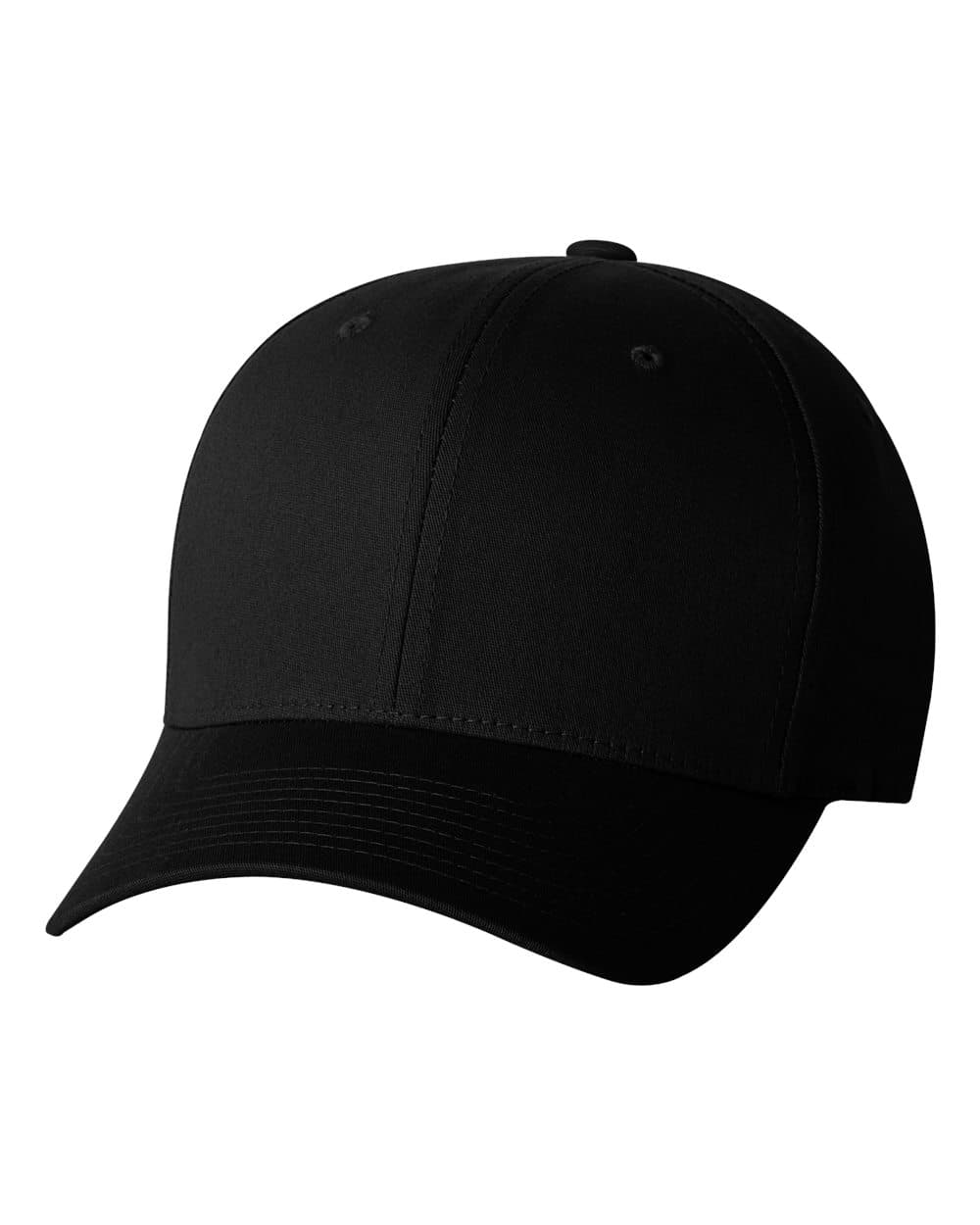 Flexfit 5001 V-Flexfit® Cotton Twill Cap — Black