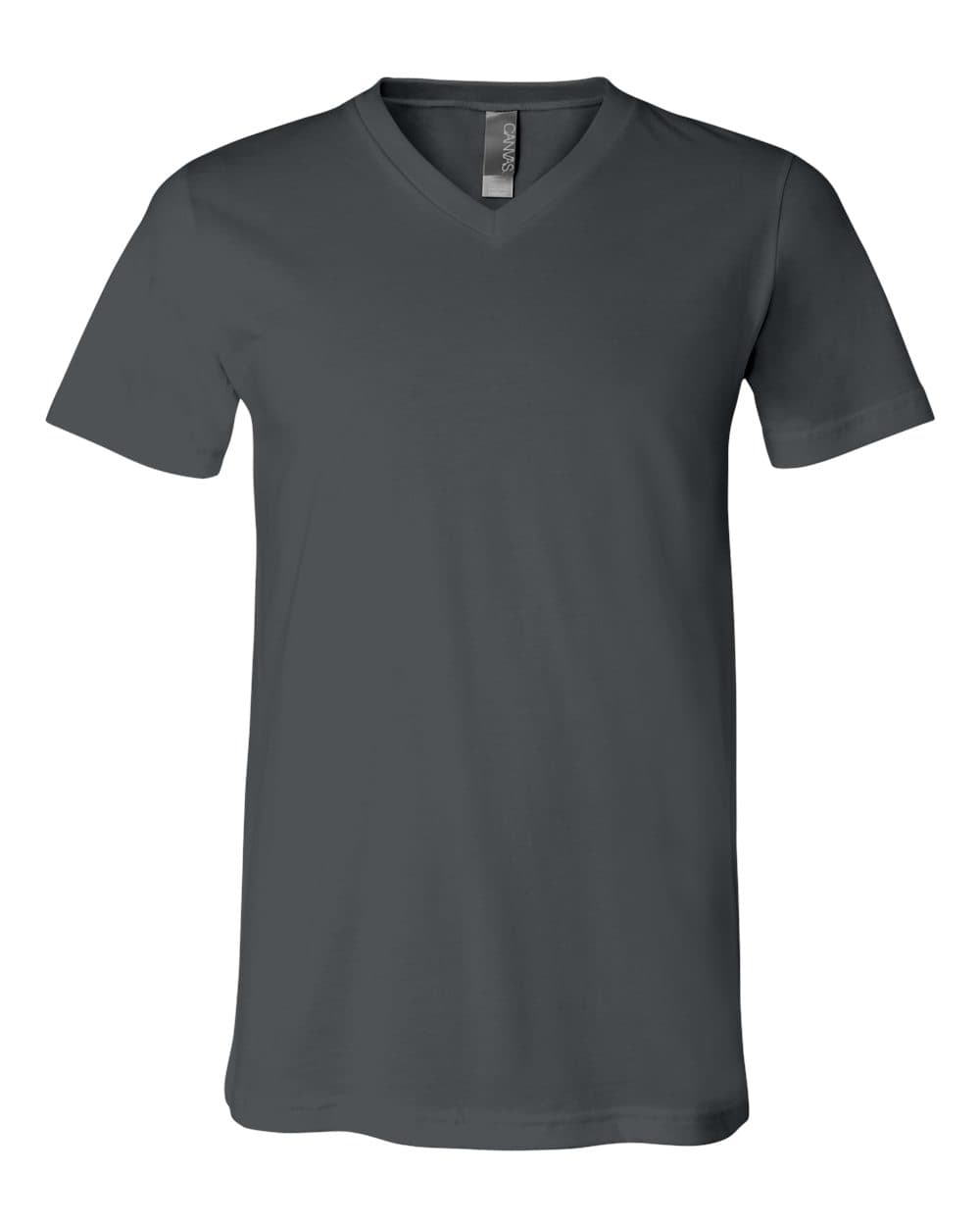 BELLA + CANVAS 3005 Unisex Jersey V-Neck Tee — Asphalt