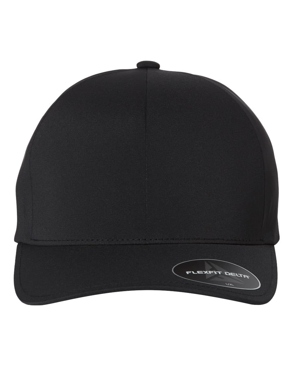 Flexfit 180 Delta® Seamless Cap — Black