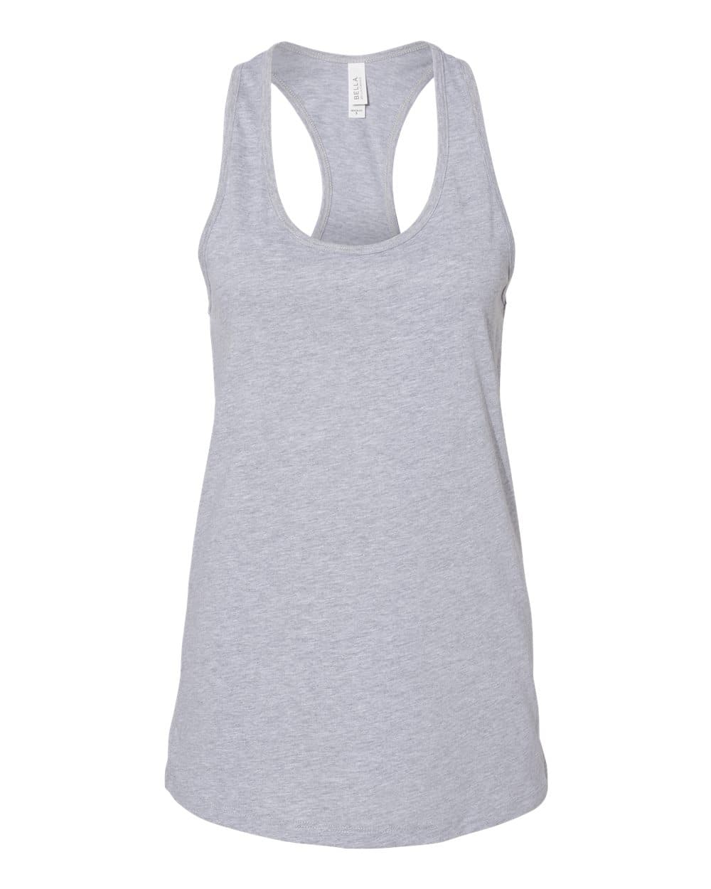 BELLA + CANVAS 6008 Women’s Jersey Racerback Tank — Athletic Heather