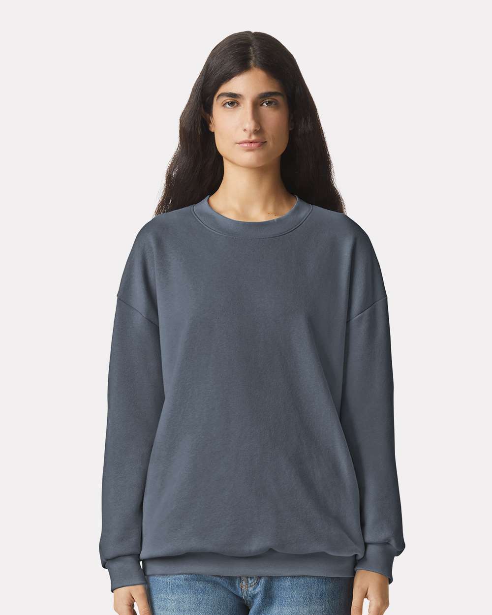 American Apparel RF496 Unisex ReFlex Fleece Crewneck Sweatshirt — Asphalt