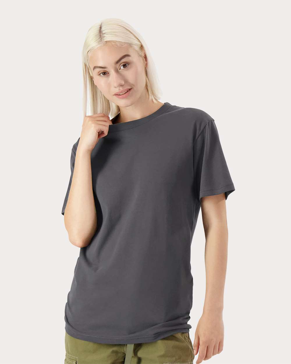 American Apparel 5389 Unisex Sueded Cloud Jersey Tee — Sueded Asphalt