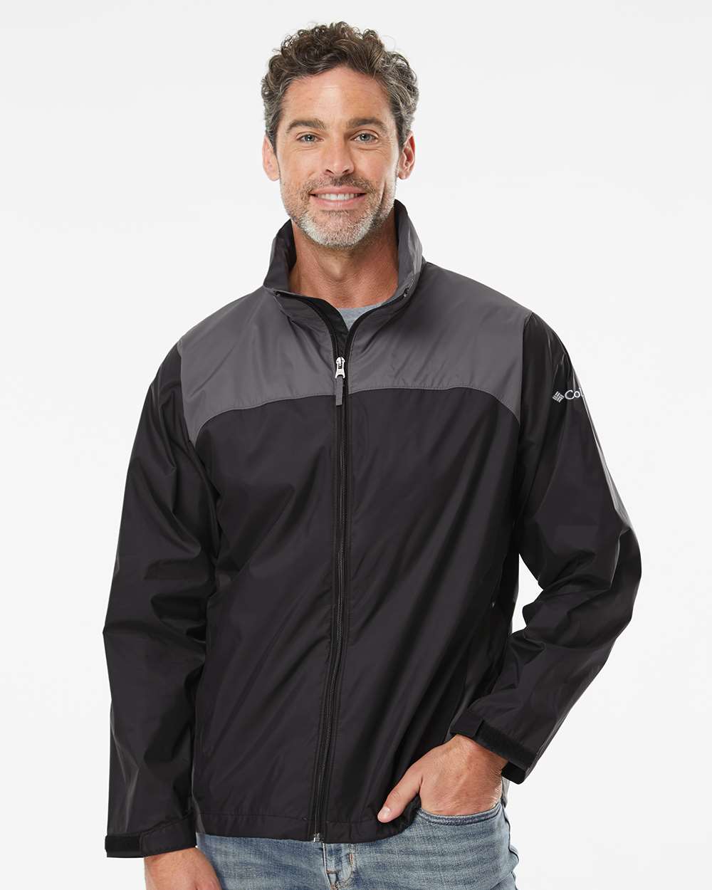 Columbia 212476 Men’s Glennaker Lake™ II Rain Jacket — Black/ City Grey