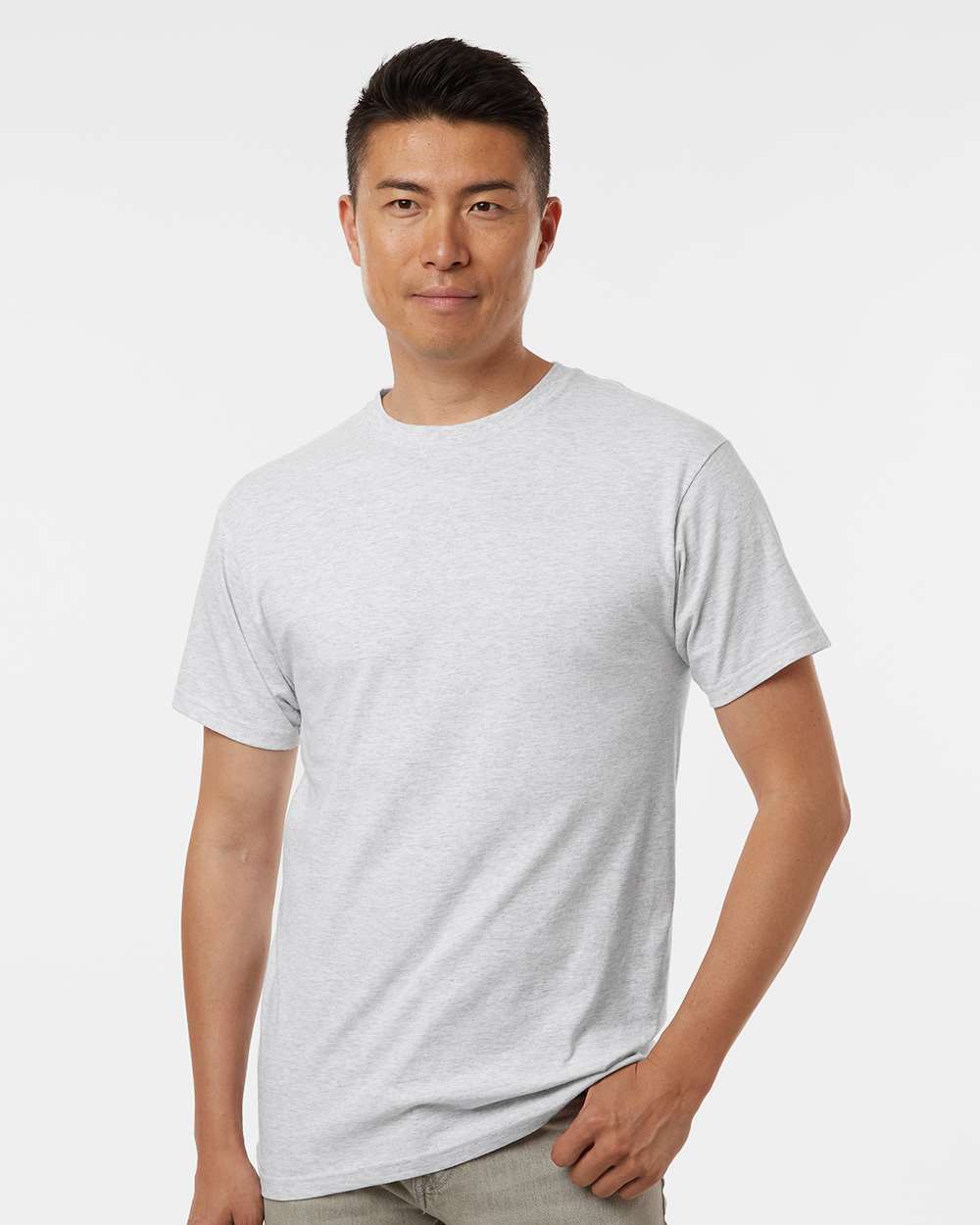 M&O 4800 Men’s Gold Soft Touch T-Shirt — Ash