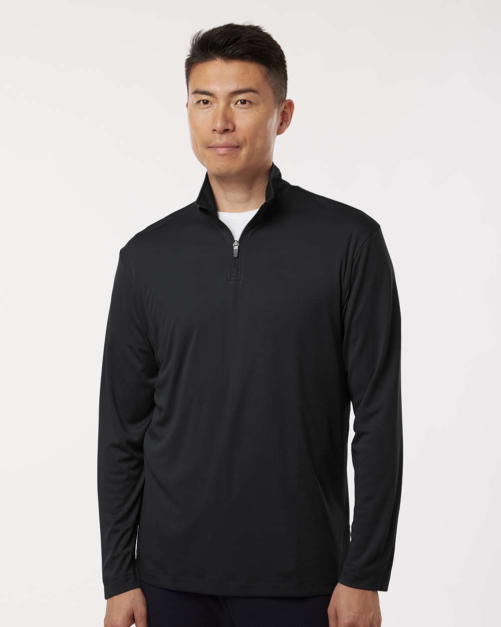 AllPro 41870 Men’s Pro-Lock Performance Quarter-Zip Pullover — Black
