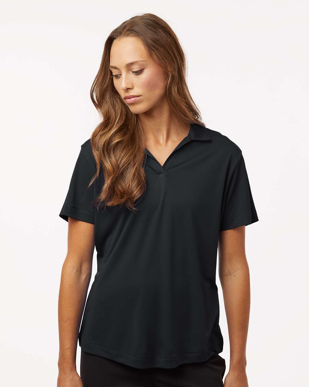 AllPro 41800L Women’s Pro-Lock Performance Polo — Black