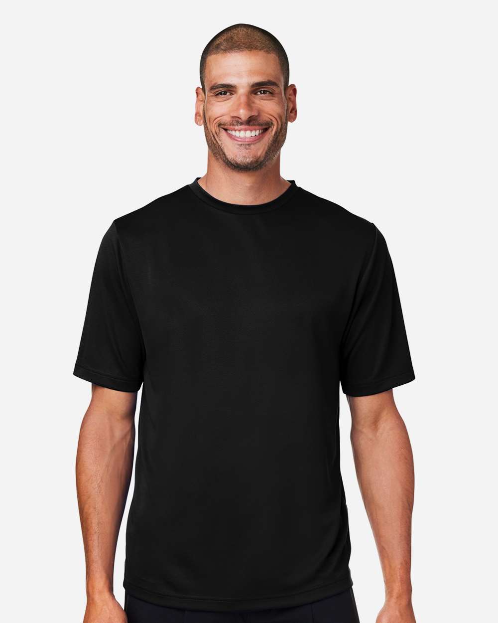 Team 365 TT15 Men’s Zone Performance Mesh T-Shirt — Black