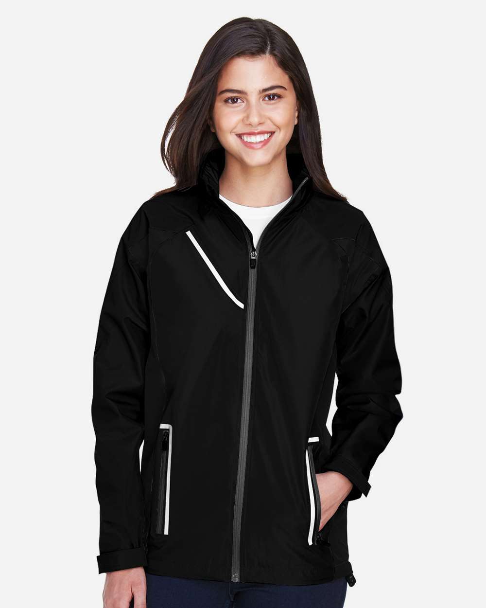 Team 365 TT86W Women’s Dominator Waterproof Jacket — Black