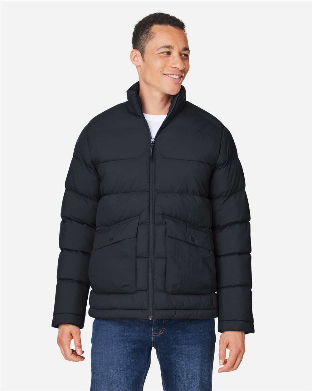 CORE365 CE720 Men’s Inspire Puffer Jacket — Black