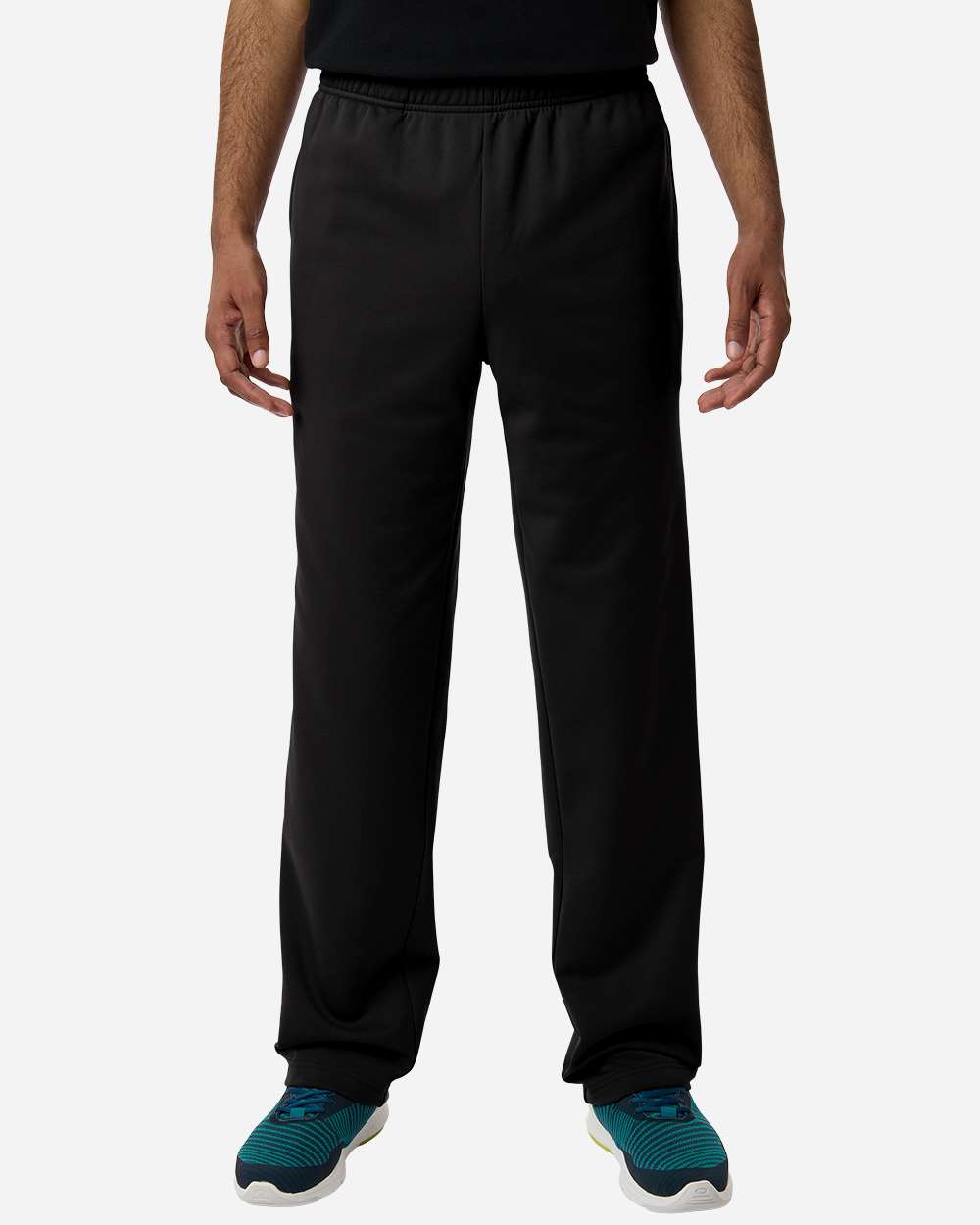 Team 365 TT805 Unisex Squad Tech Fleece Pants — Black