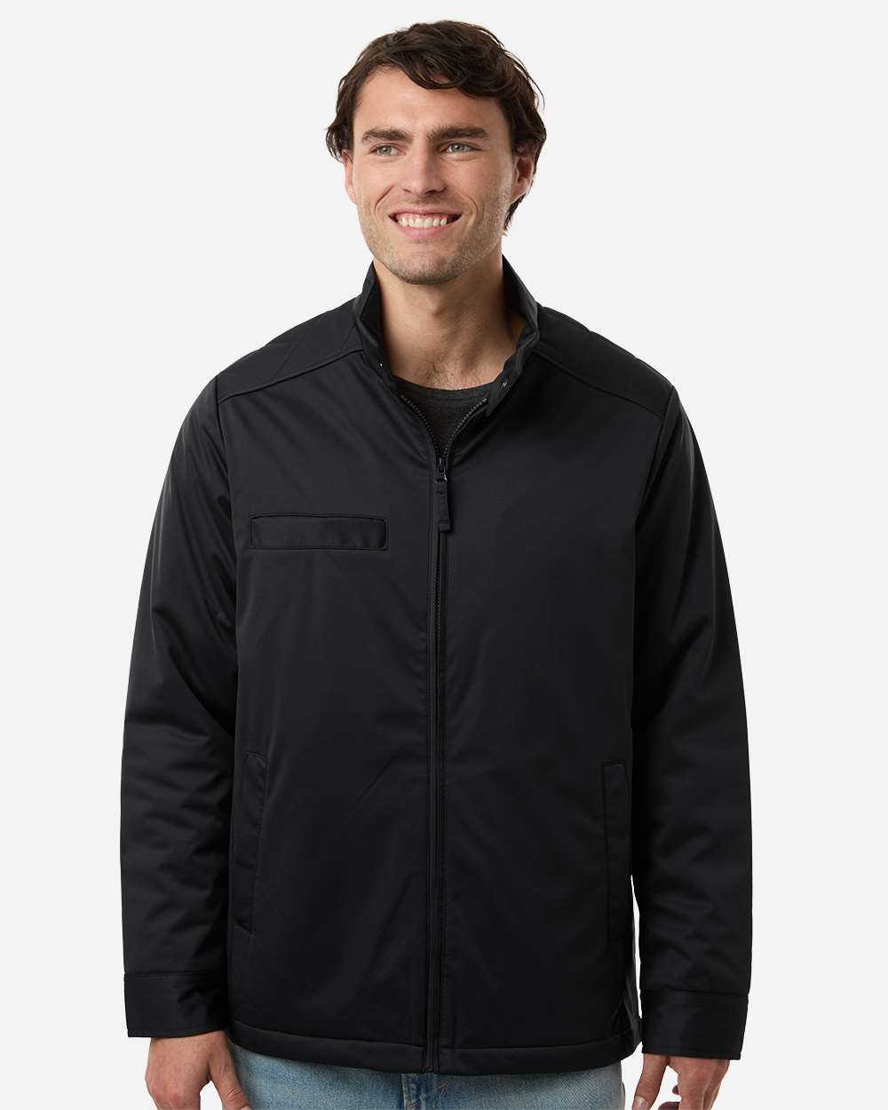 Harriton M781 Men’s Guardian Insulated Utility Jacket — Black