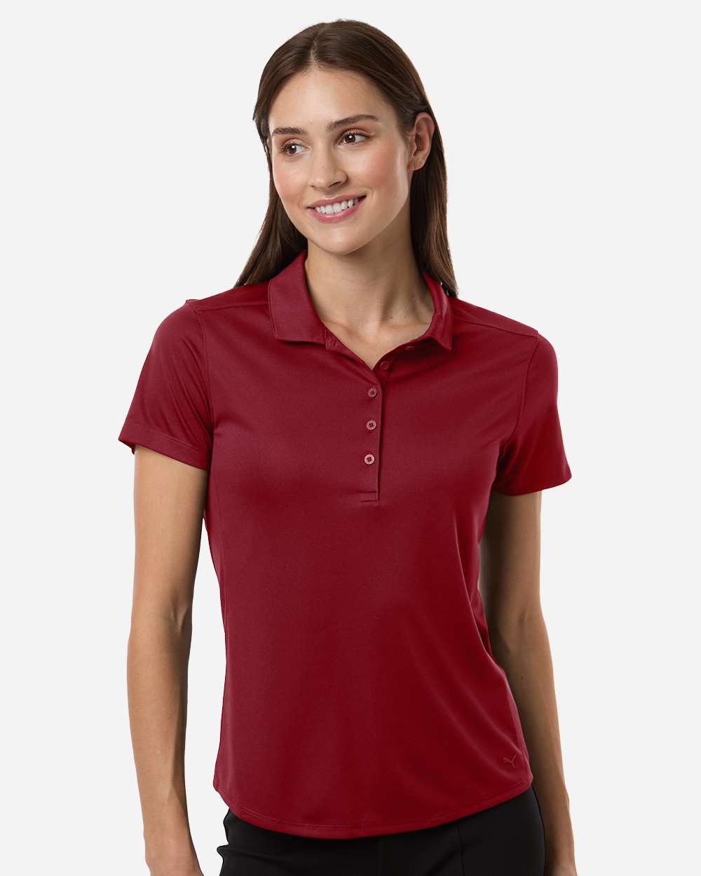 Puma Golf 629944 Womens Pure 2.0 Polo — Dark Crimson