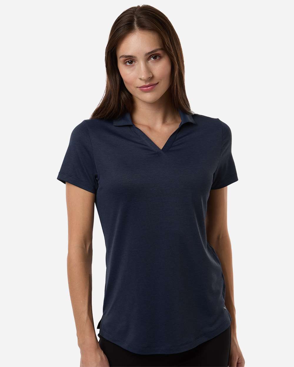 Puma Golf 631051 Womens Icon Heather Polo — Deep Navy Heather
