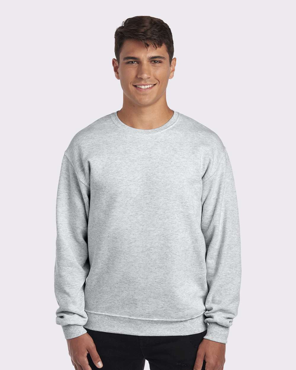 JERZEES 562MR Unisex NuBlend® Crewneck Sweatshirt — Ash