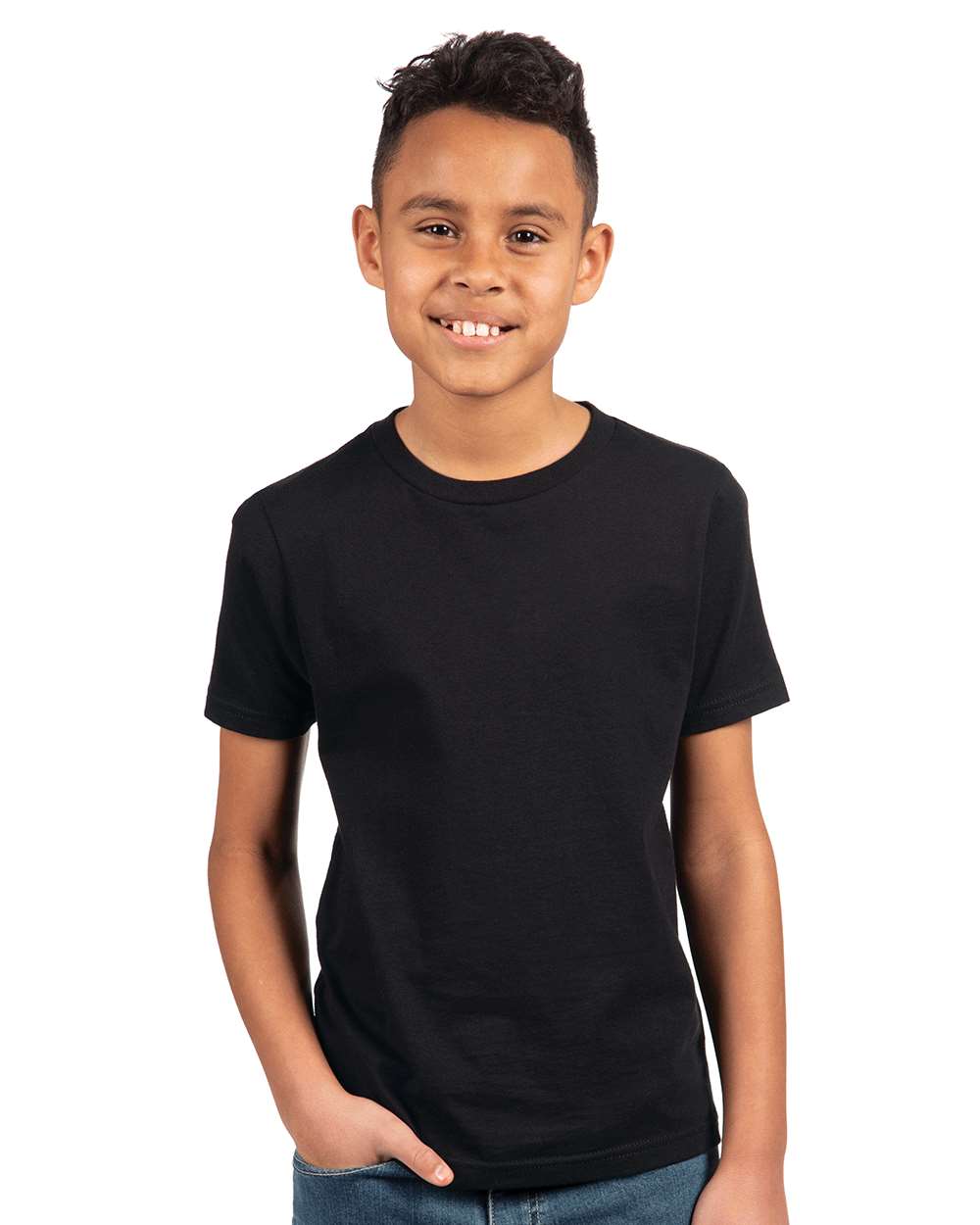 Next Level 3310 Youth Cotton T-Shirt — Black