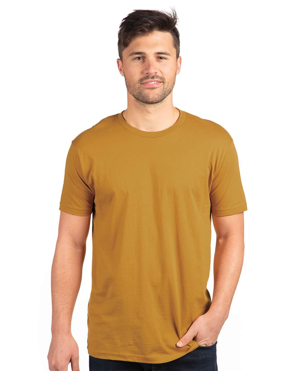 Next Level 3600 Unisex Cotton T-Shirt — Antique Gold