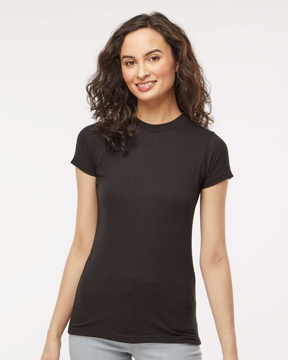 M&O 3540 Women’s Deluxe Blend T-Shirt — Black