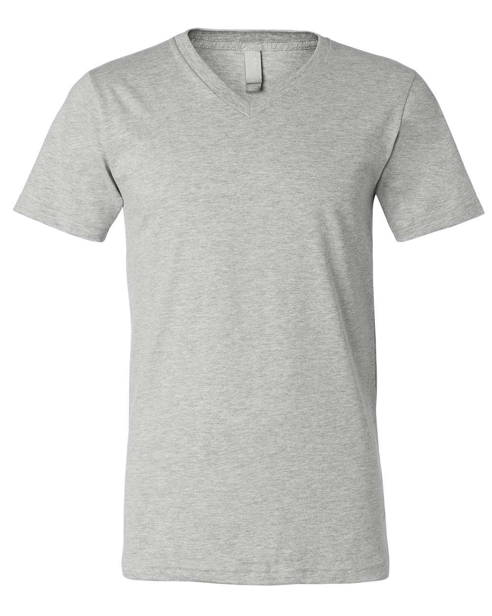BELLA + CANVAS 3005CVC Unisex Heather CVC V-Neck Tee — Athletic Heather