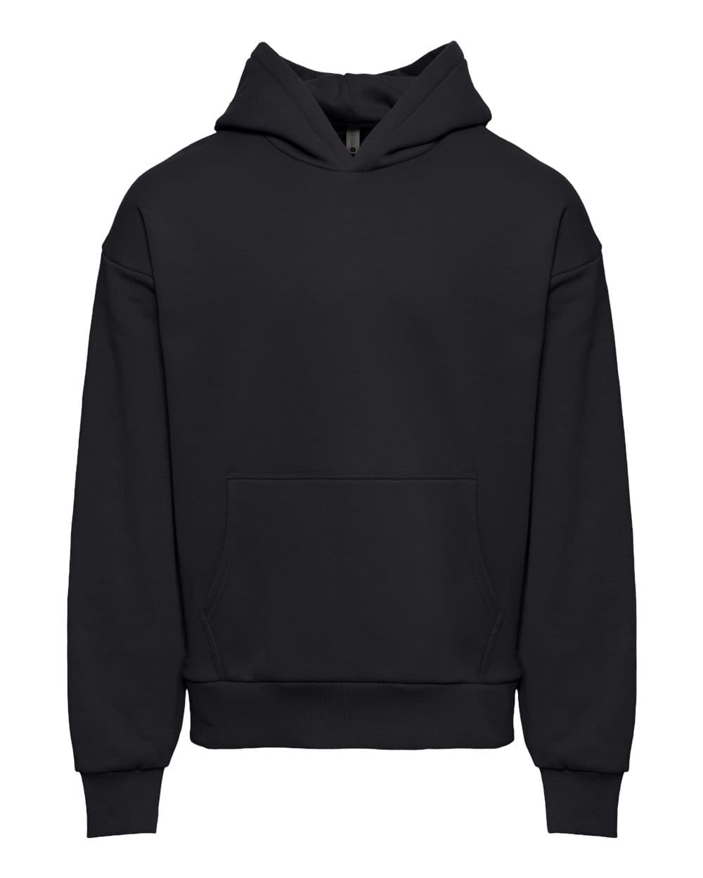 Next Level 9307 Unisex Heavyweight Fleece Hoodie Sweatshirt — Black
