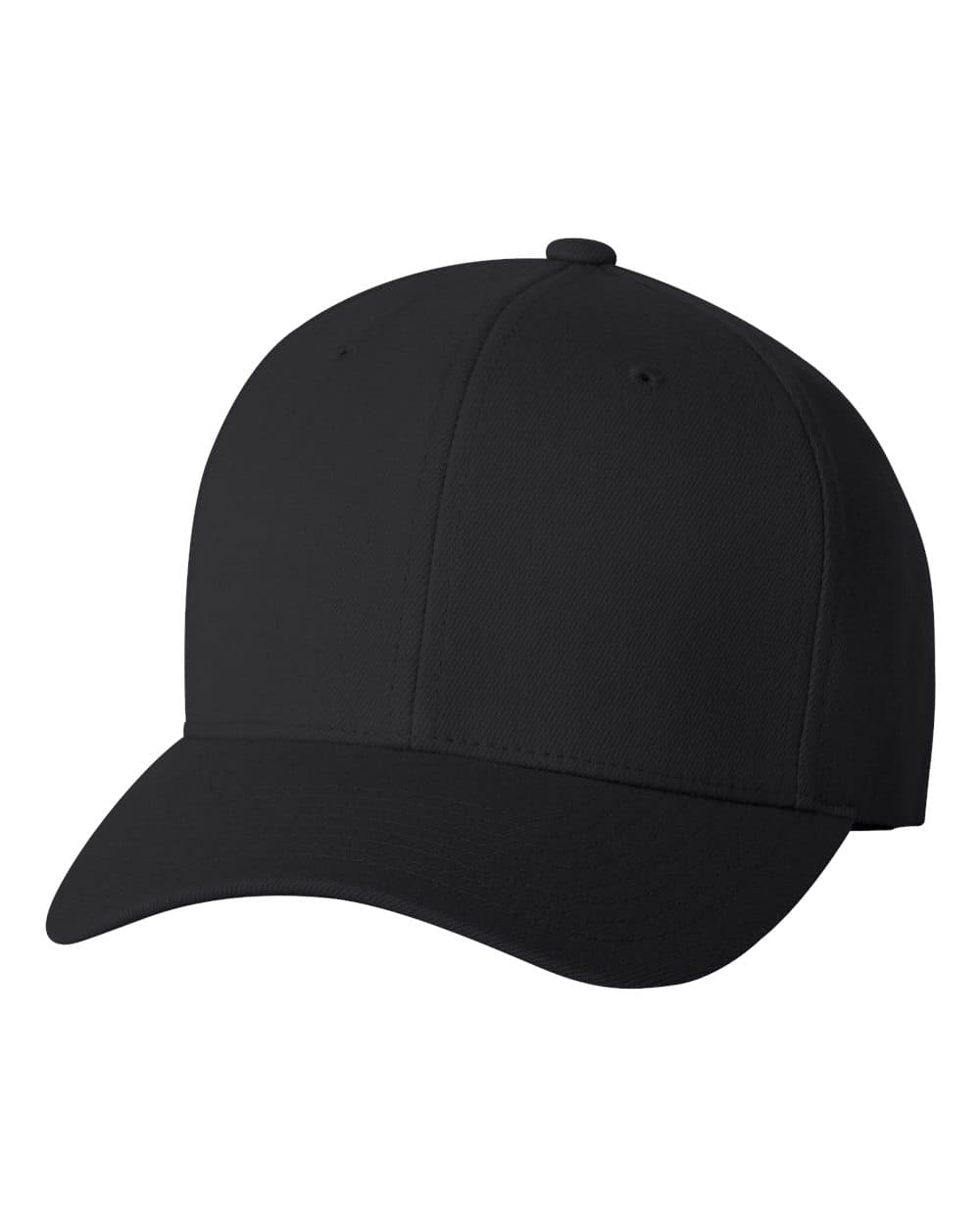 Flexfit 6477 Wool-Blend Cap — Black