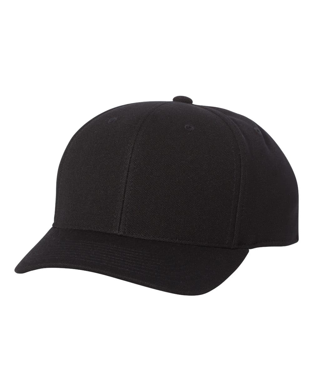 Flexfit 110P 110® Cool & Dry Mini-Piqué Cap — Black