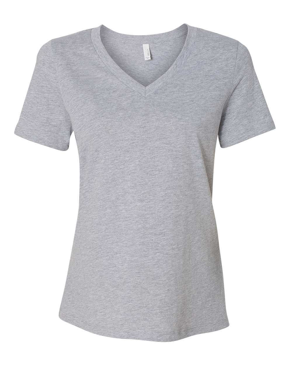 BELLA + CANVAS 6405CVC Women’s Relaxed Heather CVC V-Neck Tee — Athletic Heather