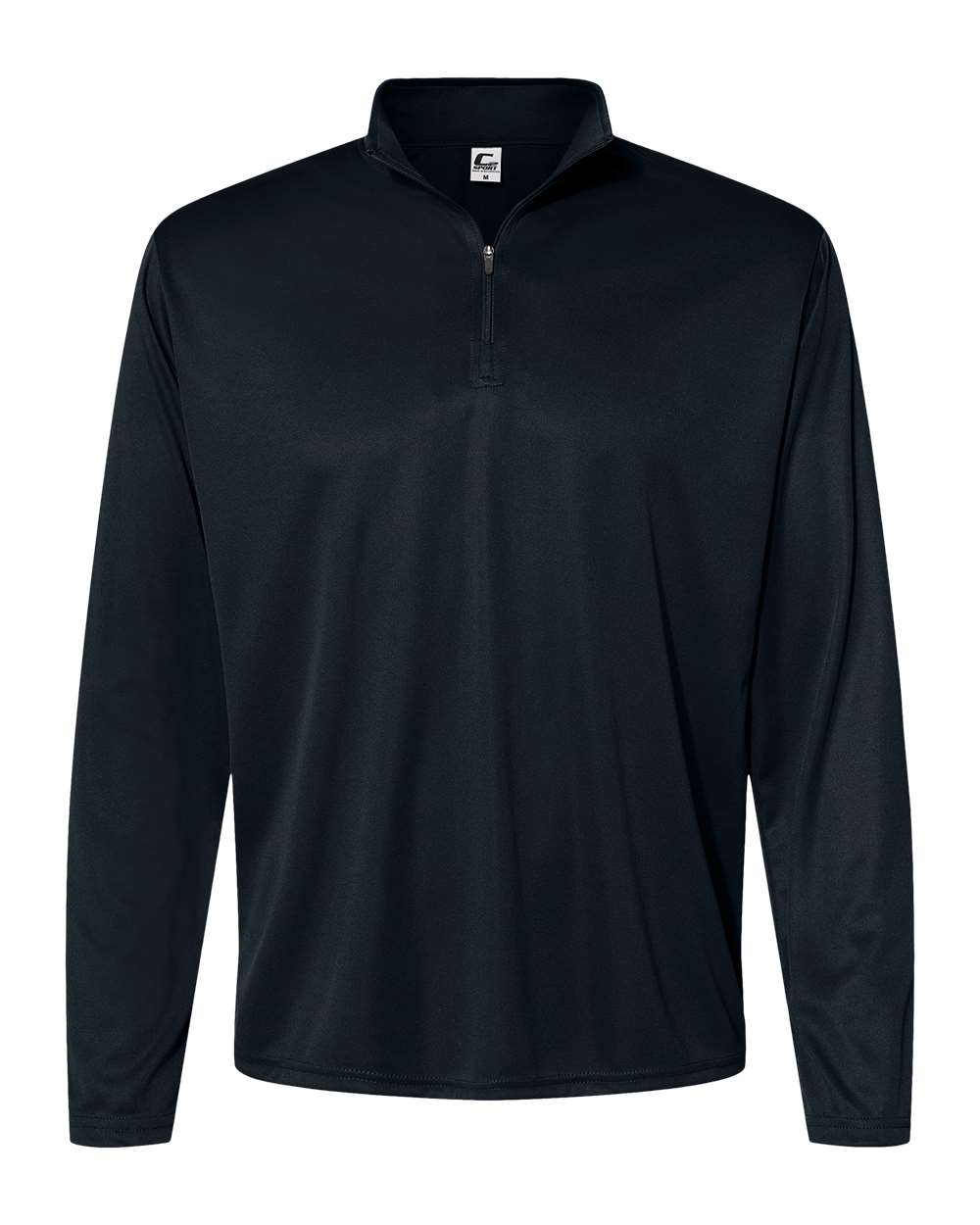 C2 Sport 5102 Men’s Quarter-Zip Pullover — Black