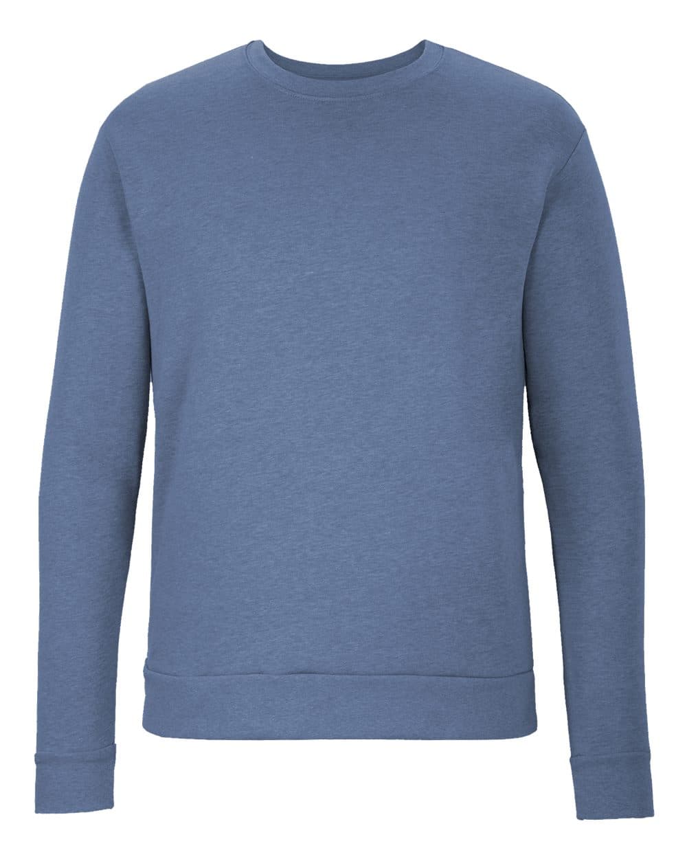 Next Level 9002 Unisex Malibu Crewneck Sweatshirt — Heather Bay Blue