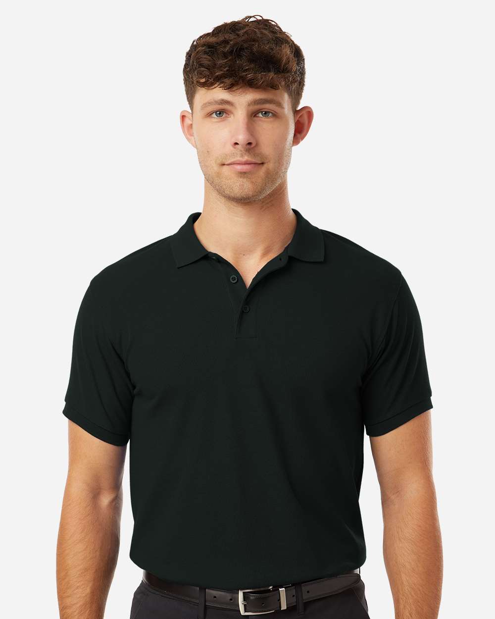 AllPro 62800 Men’s Pique Polo — Black
