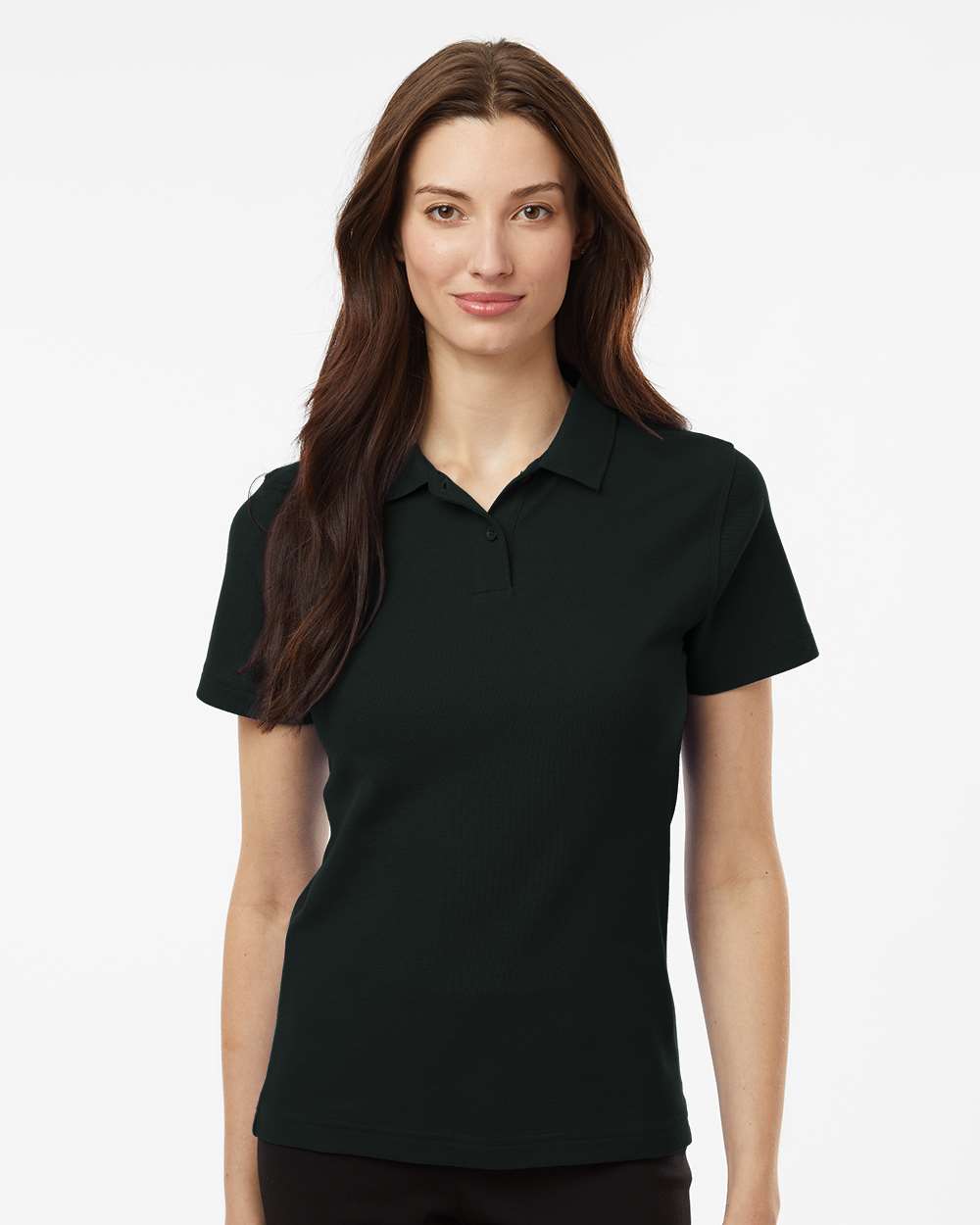 AllPro 62800L Women’s Pique Polo — Black