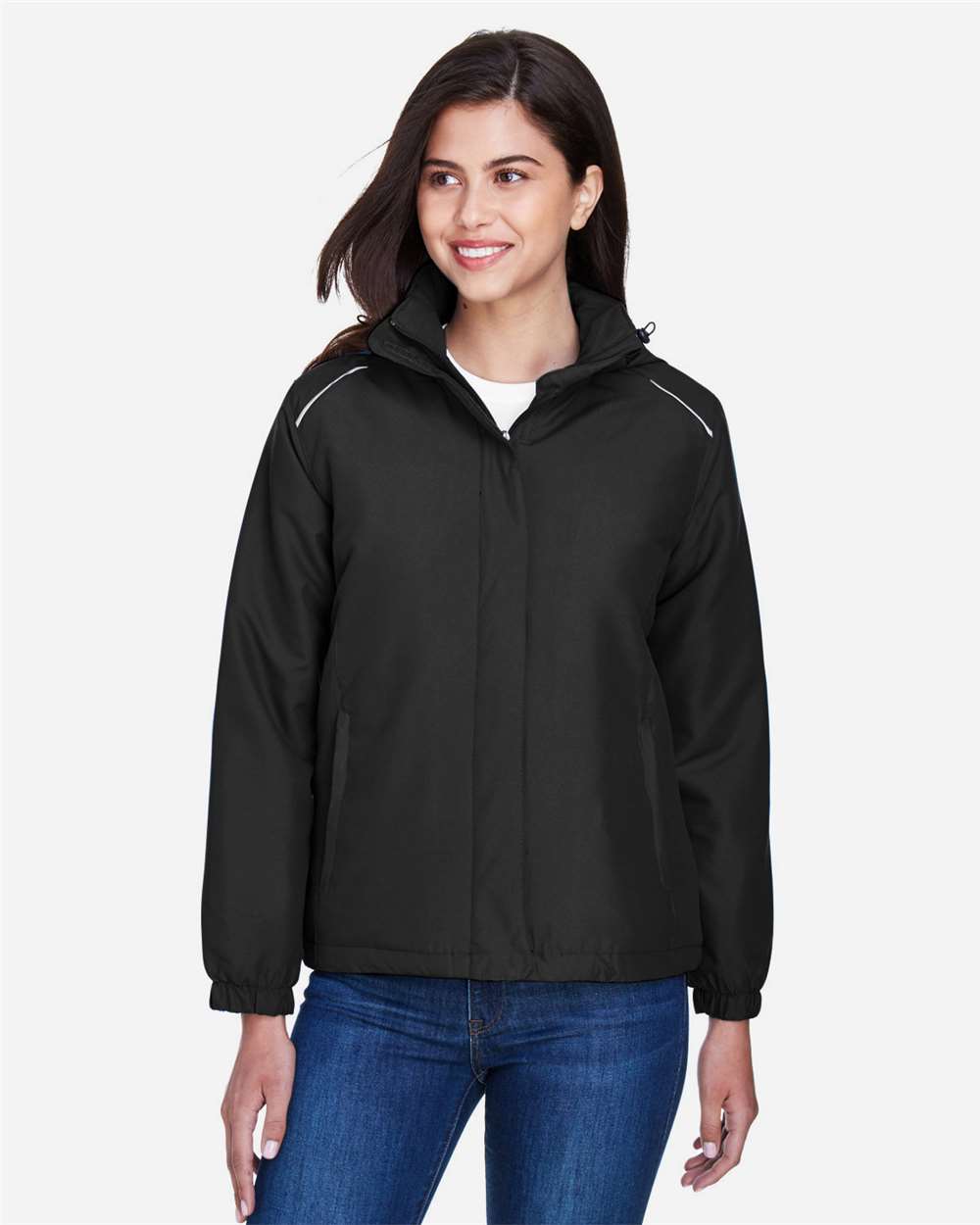 CORE365 78189 Women’s Brisk Insulated Jacket — Black