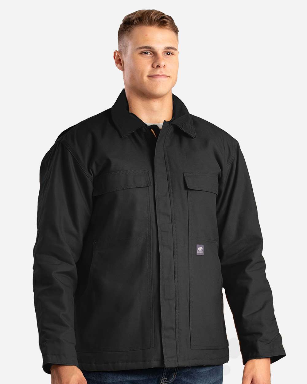 Berne Apparel CH416 Men’s Heritage Chore Coat — Black