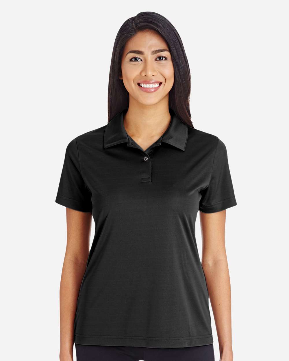 Team 365 TT51W Women’s Zone Performance Polo — Black
