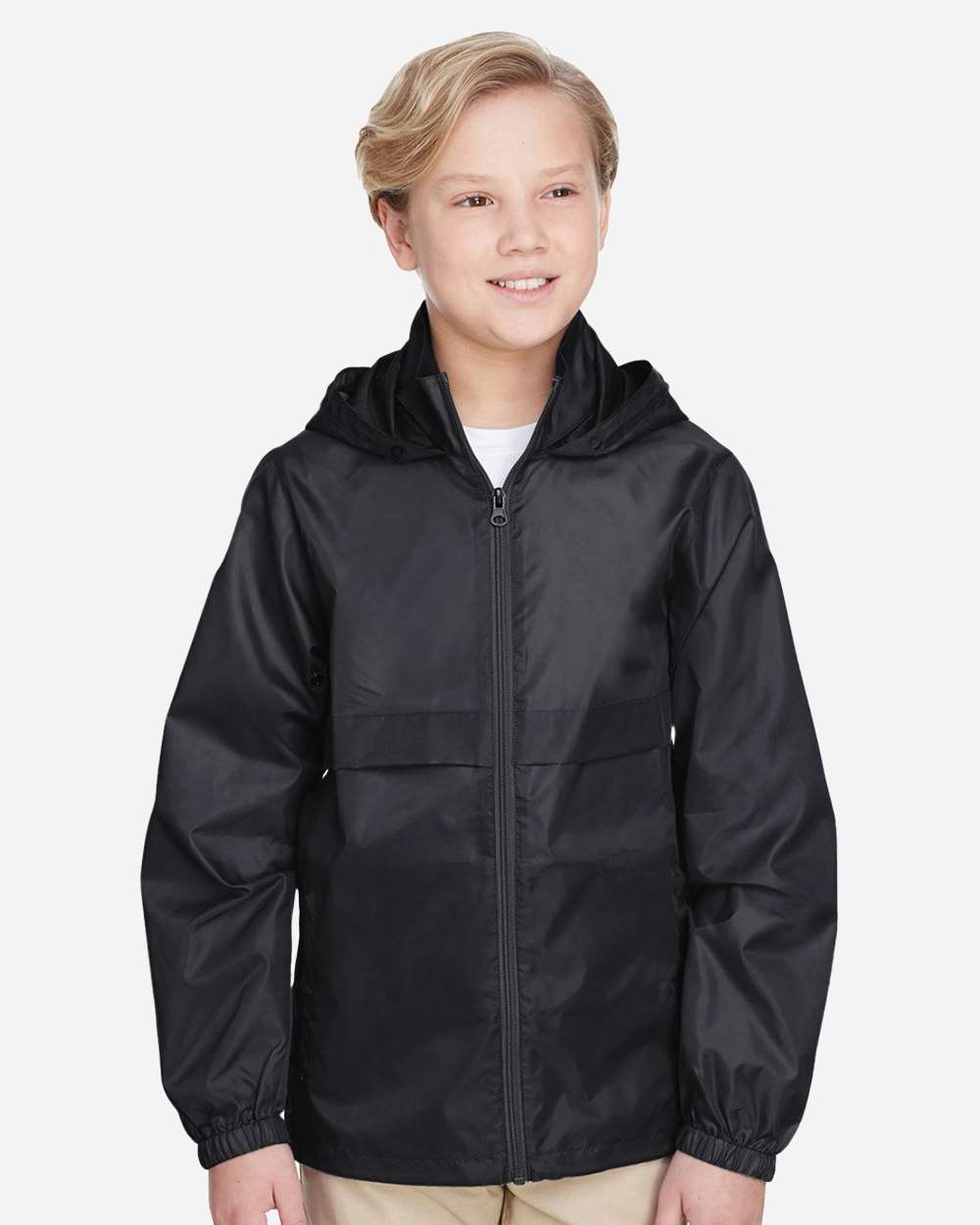 Team 365 TT73Y Youth Zone Protect Lightweight Jacket — Black