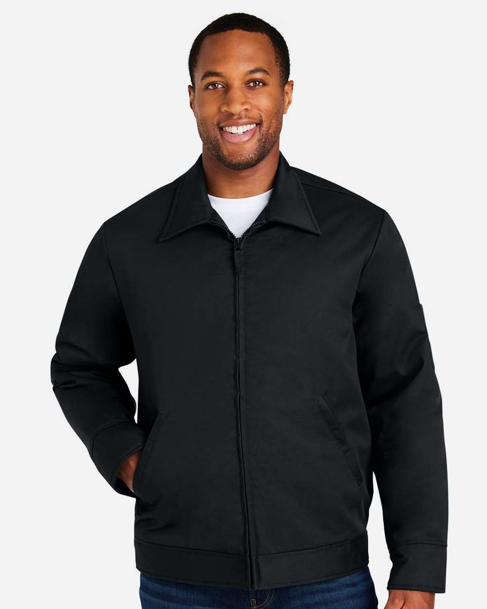 Harriton M721T Unisex Tall ClimaBloc® Station Jacket — Black