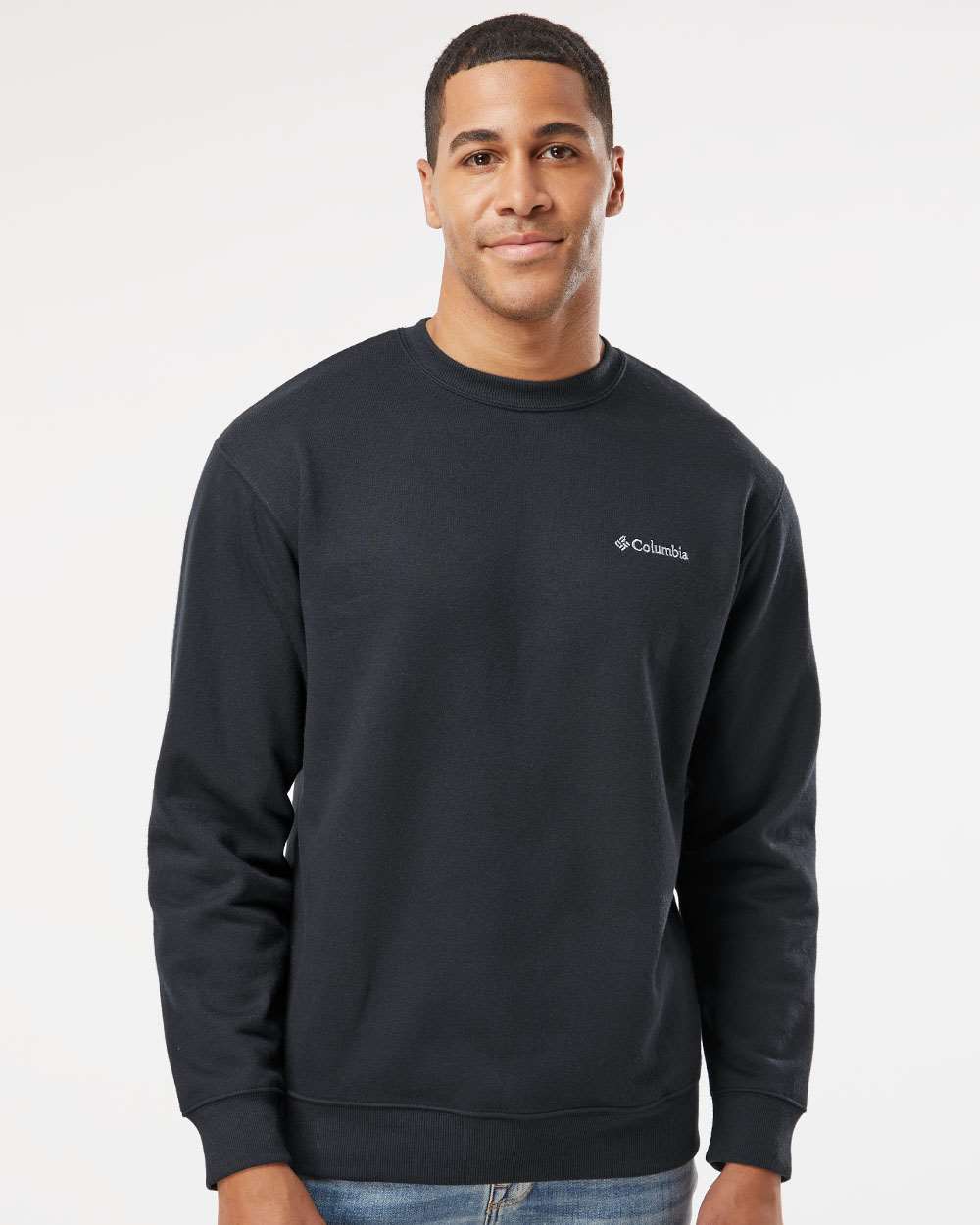 Columbia 141160 Men’s Hart Mountain™ II Crewneck Sweatshirt — Black